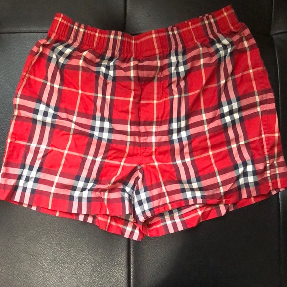 Womens Burberry Pajama Shorts 